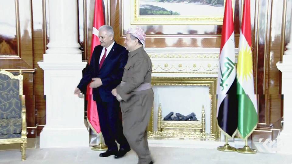 Başkan Barzani ve Binali Yıldırım görüşmesi başladı